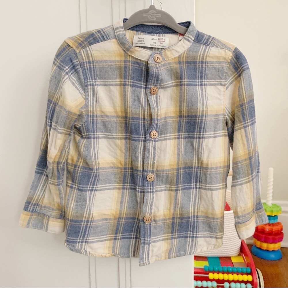 Zara boys button down 12-18m
